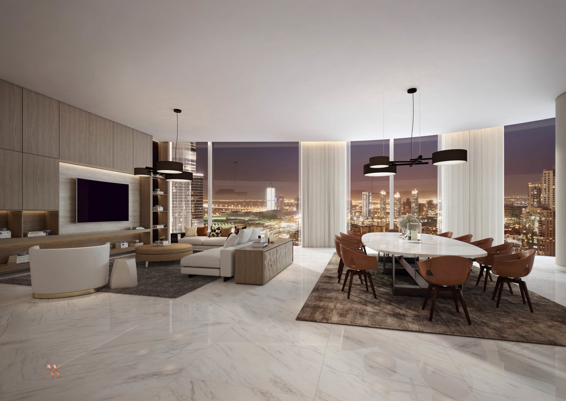شقة  في دبي، الإمارات العربية المتحدة، 4 غرف نوم، 500,1 م² رقم 23670 - 8