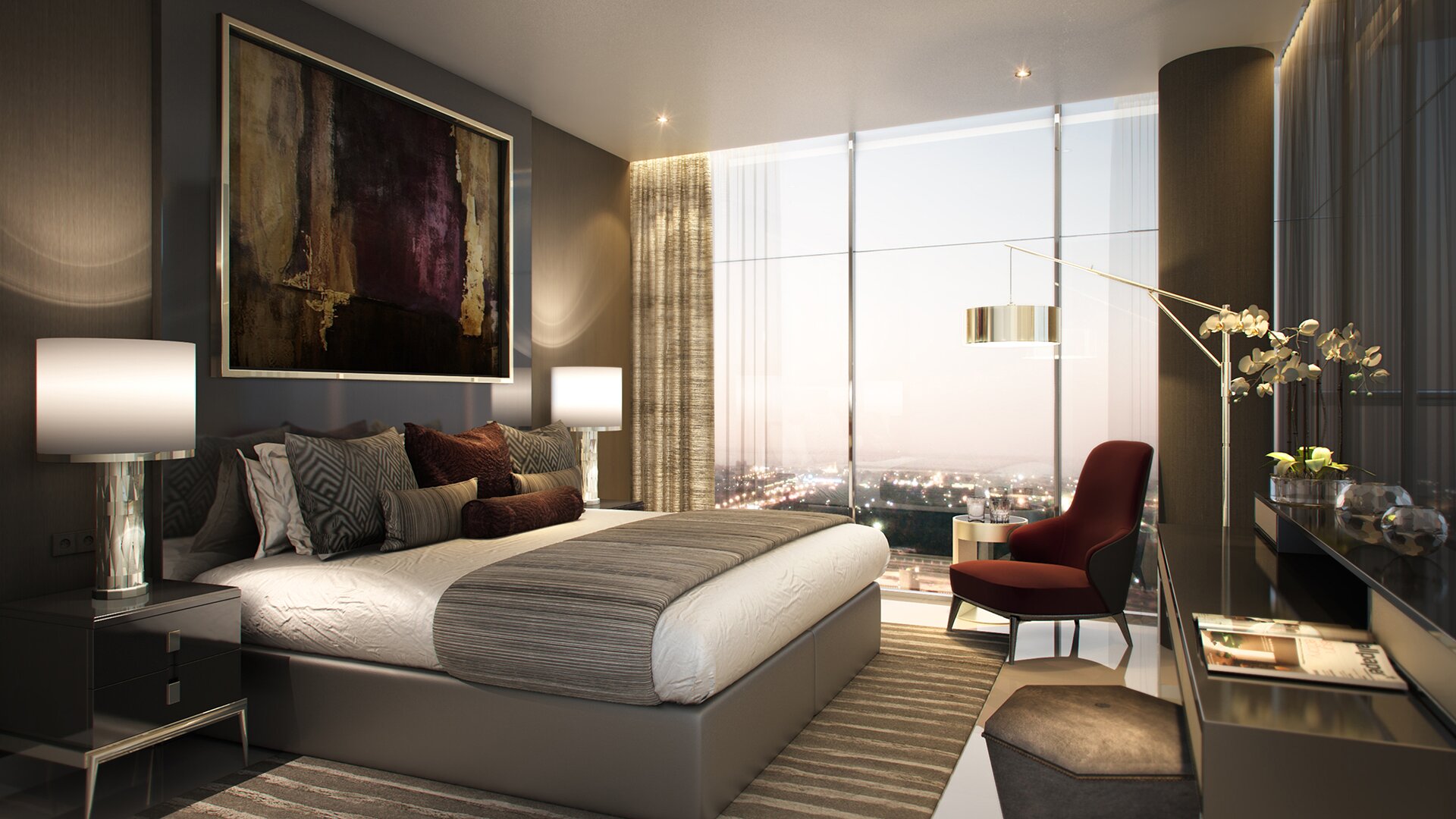 Wohnung in AYKON HEIGHTS, Sheikh Zayed Road, Dubai, VAE  1 Schlafzimmer, 65 m² Nr. 25025 - 2