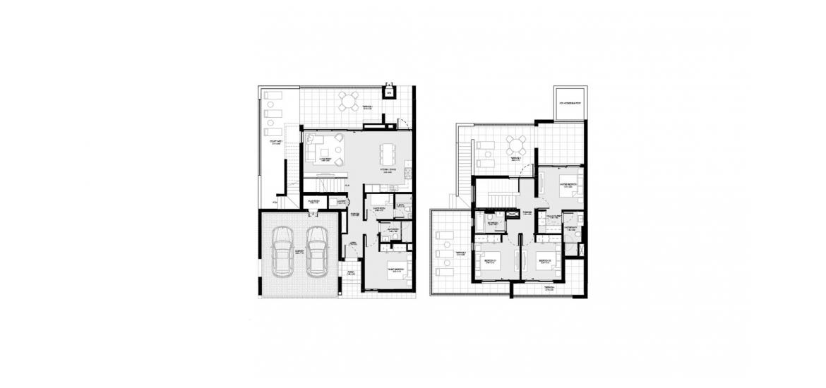 Floor plan «317SQM», 4 bedrooms, in BLISS 2 TOWNHOUSES