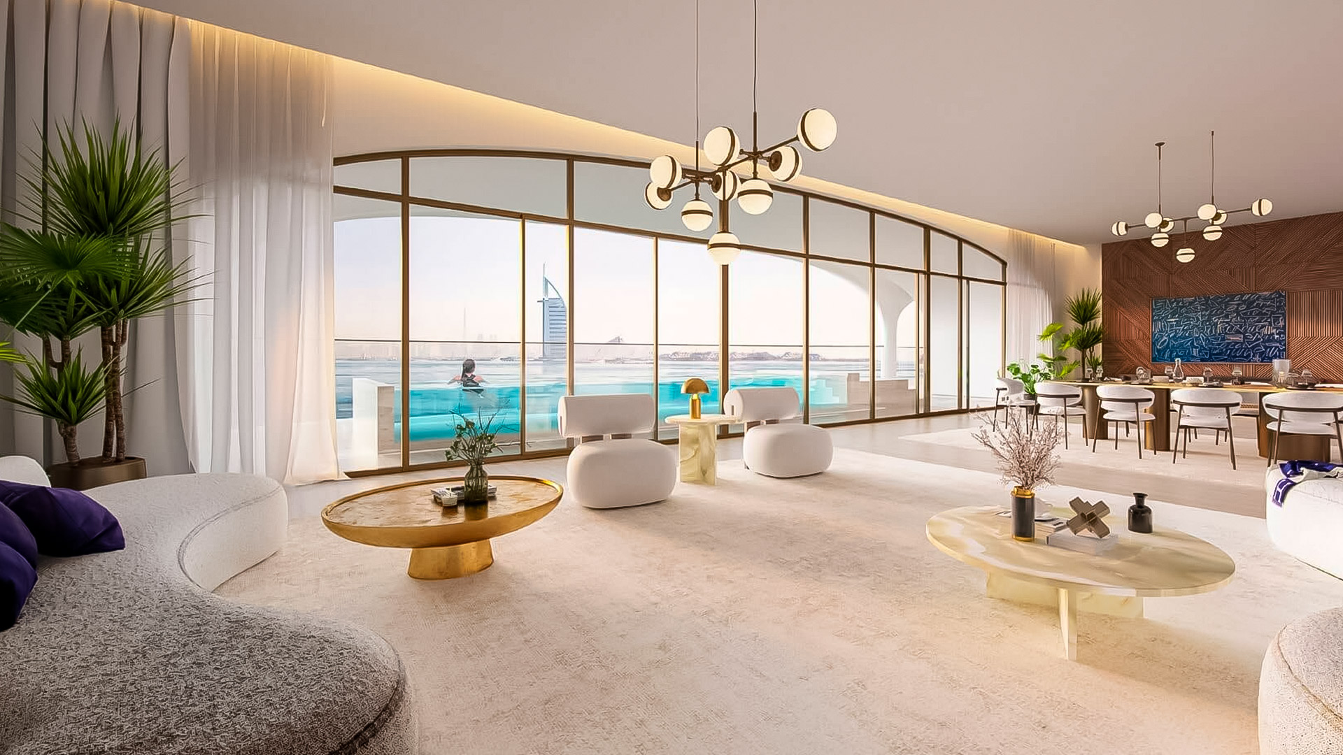 Penthaus zum Verkauf in Dubai, VAE, 5 Schlafzimmer, 1304 m², Nr. 29664 – Foto 2