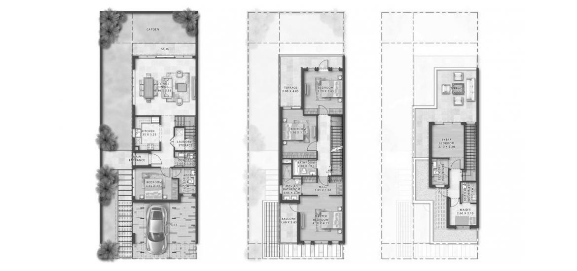 Plano del apartamento «312sqm», 5 dormitorios en PORTOFINO