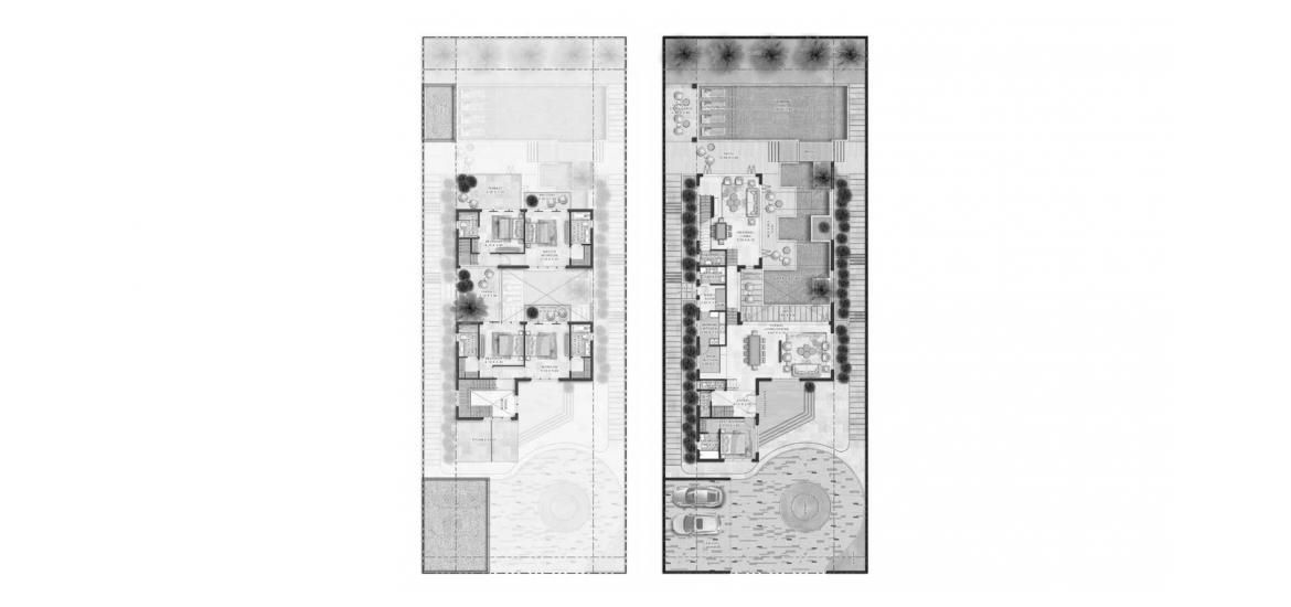 Plano del apartamento «325SQM FH-3500», 5 dormitorios en THE FARMHOUSES VILLAS