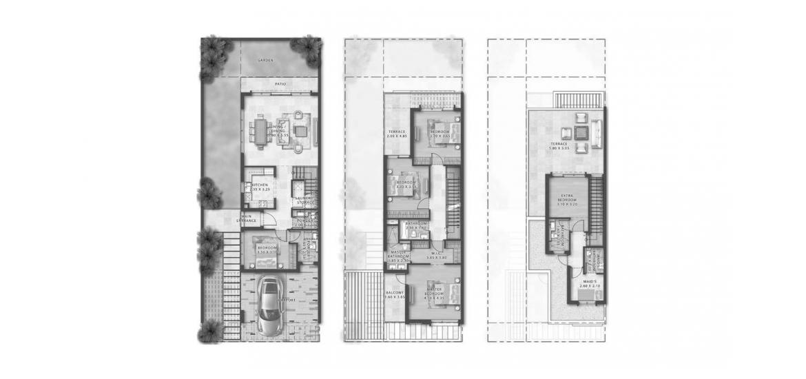 Plano del apartamento «LTH-5F-E 307SQM», 5 dormitorios en MARBELLA