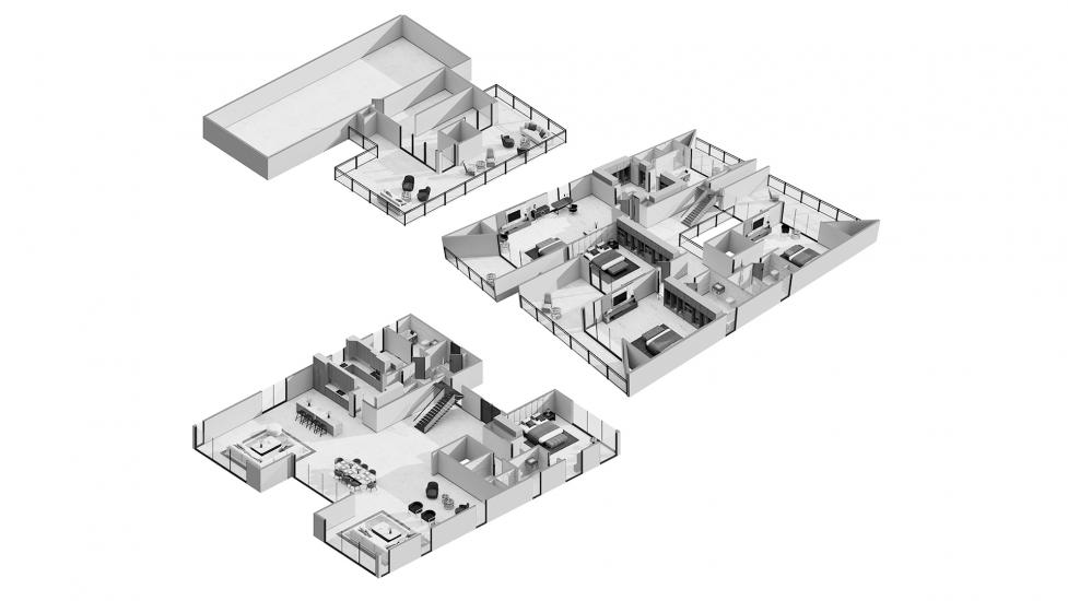 Plano del apartamento «5br type03 964sqm», 5 dormitorios en ADDRESS VILLAS HILLCREST