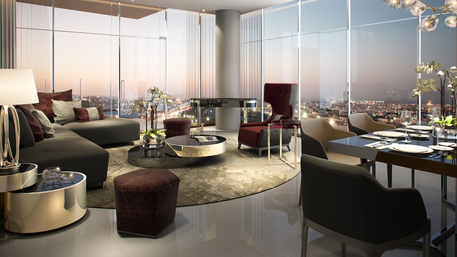 آپارتمان درSheikh Zayed Road، Dubai، امارات متحده عربی, 1خوابه , 65 متر مربع. شماره 25025 - 4