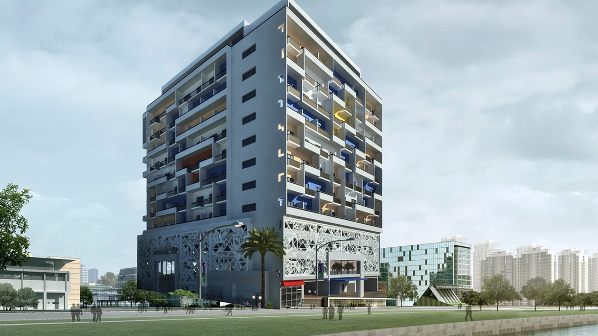 Duplex à UNIESTATE PRIME TOWER, Jumeirah Village Circle, Dubai, EAU, 168 m² № 25896