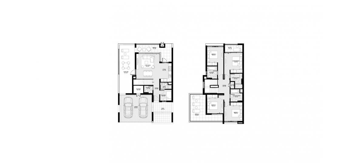 Plan mieszkania «267SQM», 4 sypialnie w BLISS 2 TOWNHOUSES