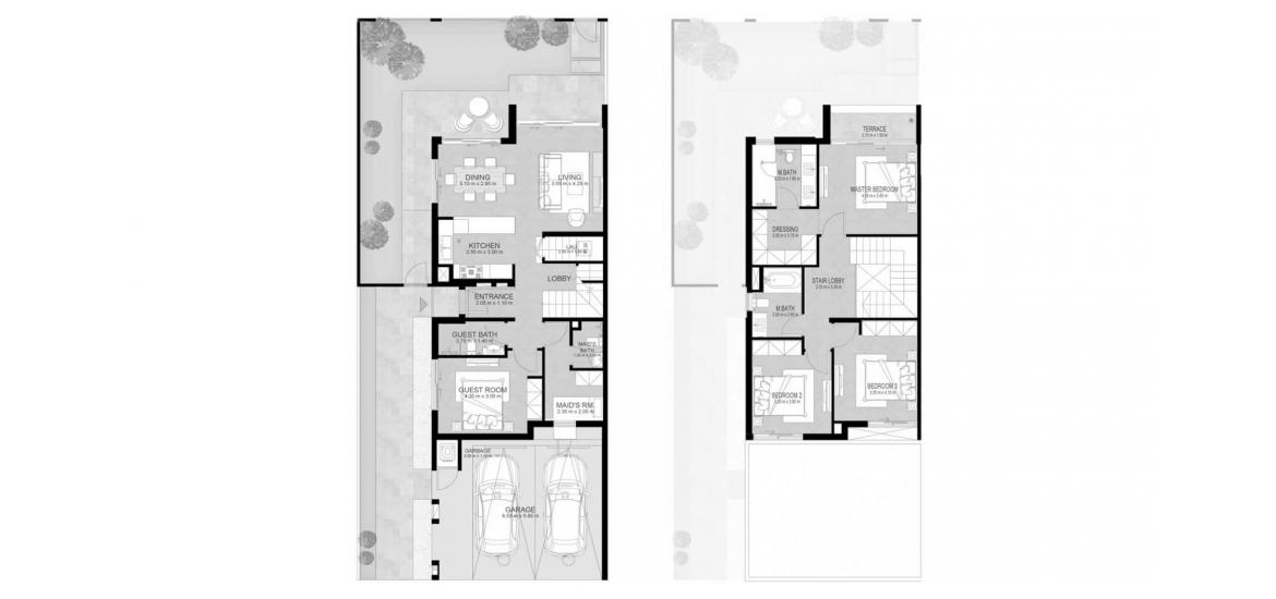 Plan mieszkania «216sqm», 4 sypialnie w LA VIOLETA