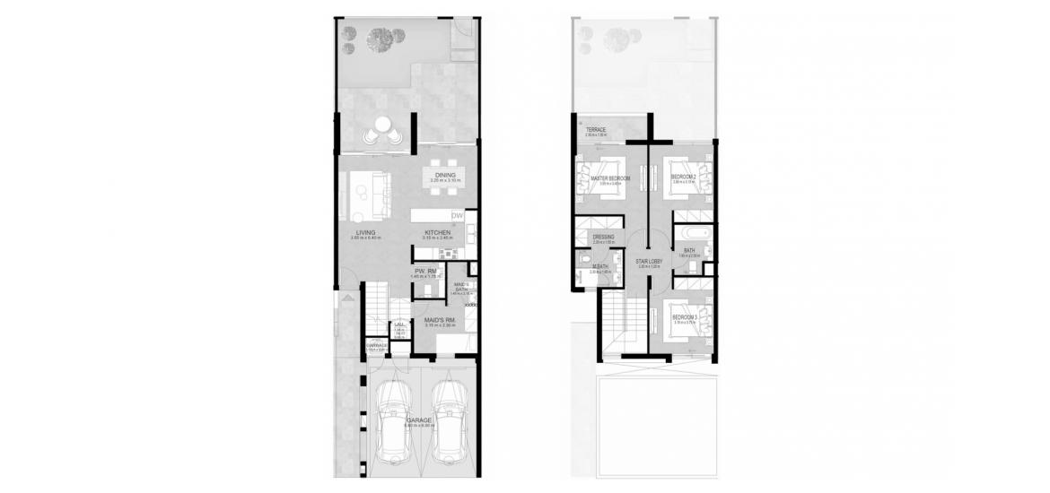 Plan mieszkania «184sqm», 3 sypialnie w LA VIOLETA