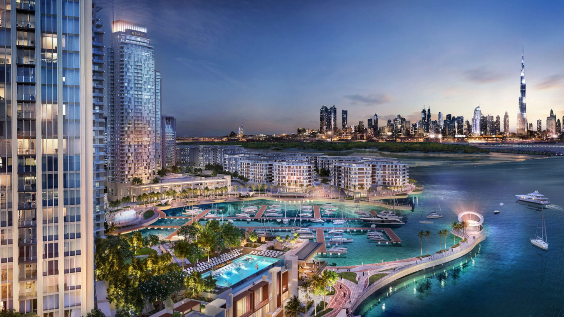 Apartamento para venda em Dubai Creek Harbour (The Lagoons), Dubai, EAU 3 quartos, 165 m². № 24138 - foto 2