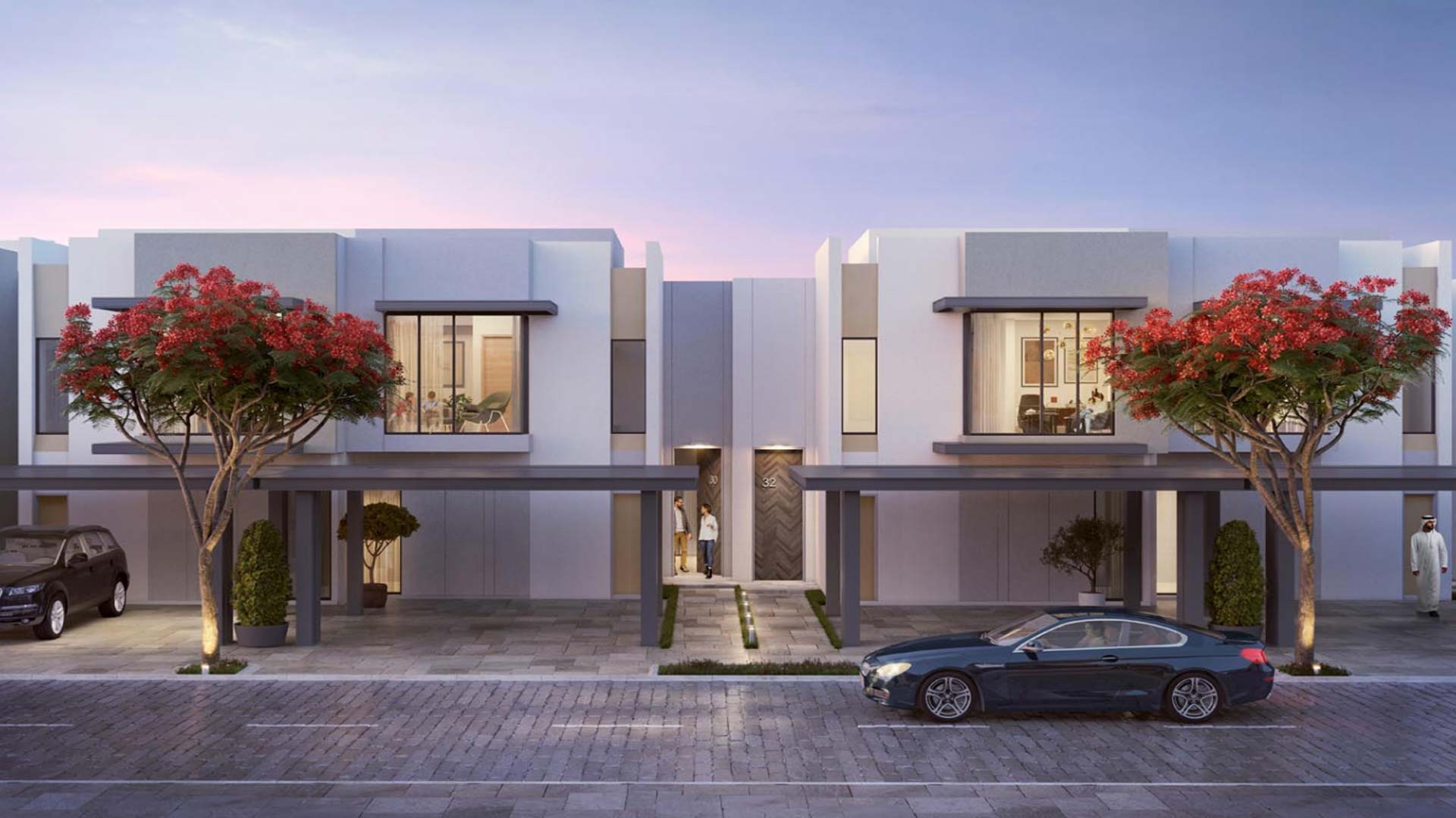 Casa geminada em The Valley, Dubai, EAU, 3 quartos, 173 m². № 25229 - 2