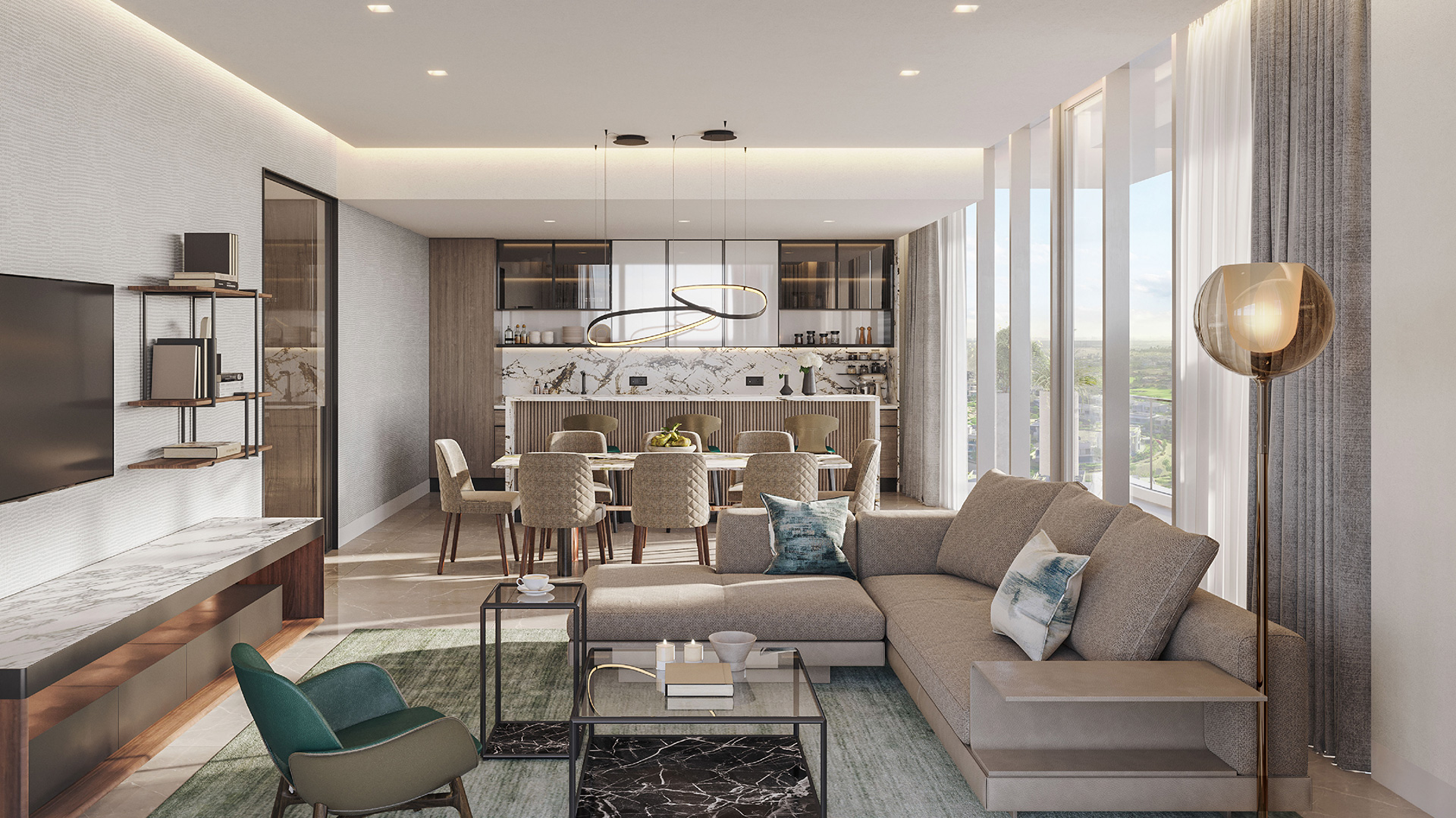 Apartamento para venda em Dubai Hills Estate, Dubai, EAU 1 divisão, 98 m². № 31083 - foto 1