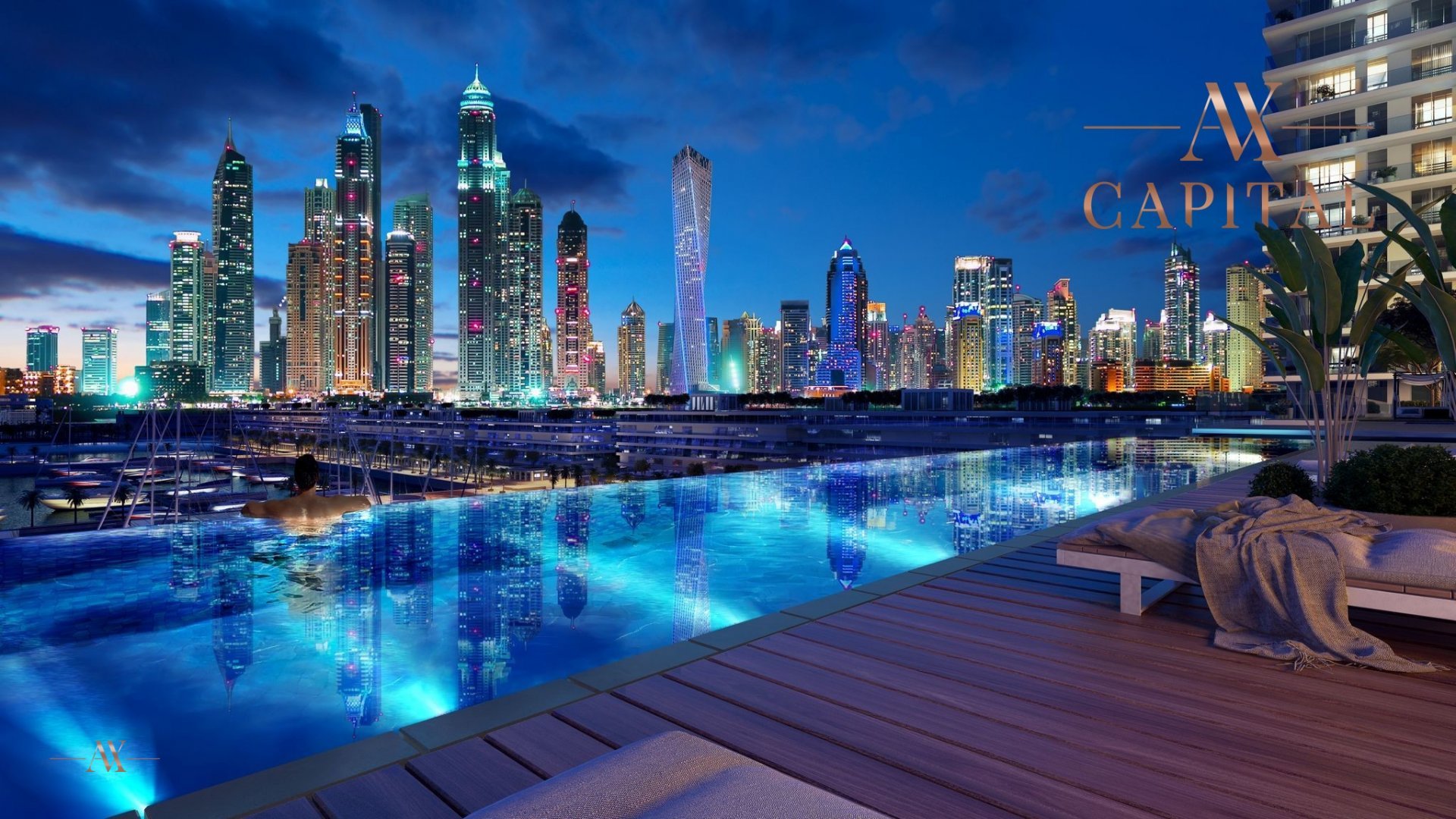 Квартира в Дубай Харбор, Дубай, ОАЭ 2 спальни, 114.7м2 № 23552 - 8
