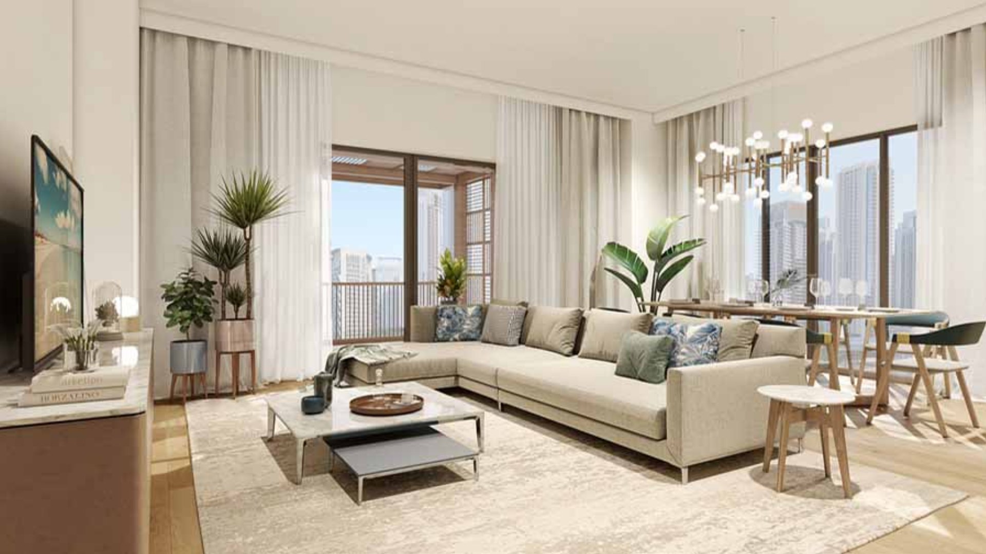 Квартира в Дубай-Крик Харбор, Дубай, ОАЭ 2 спальни, 97м2 № 24135 - 1