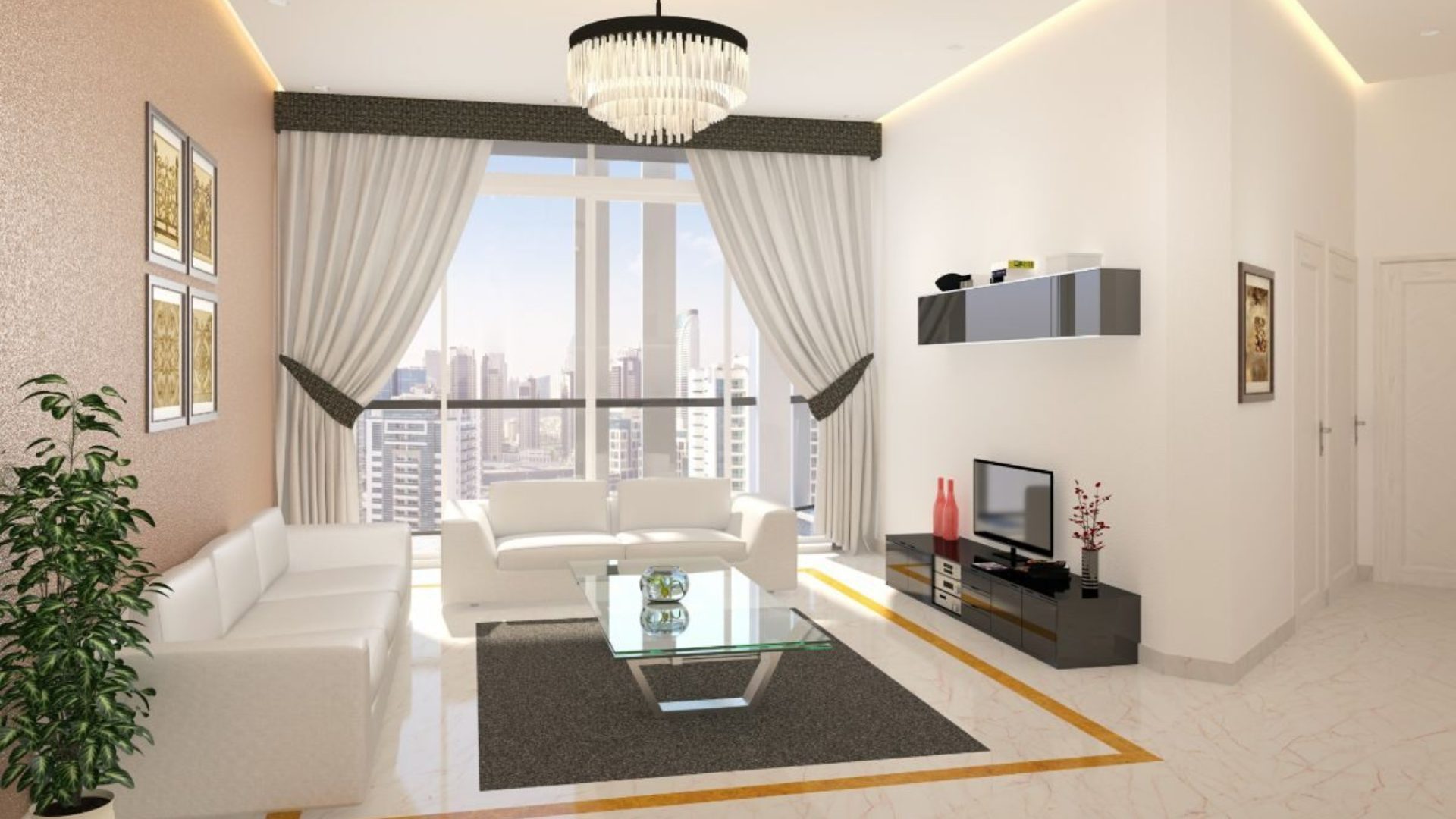 Квартира в Бизнес-Бэй, Дубай, ОАЭ 1 спальня, 78м2 № 24122 - 1