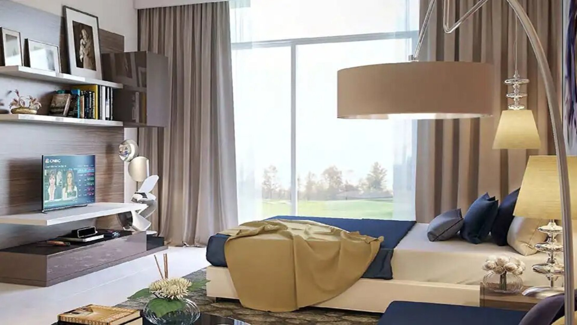 Квартира в Дамак Хиллс, Дубай, ОАЭ 2 спальни, 124м2 № 24516 - 5