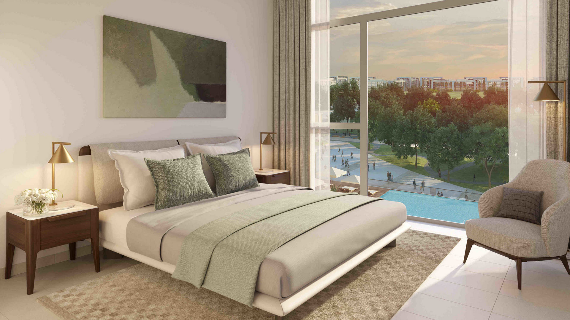Квартира в Дубай Хиллс Эстейт, Дубай, ОАЭ 2 спальни, 93м2 № 24270 - 5