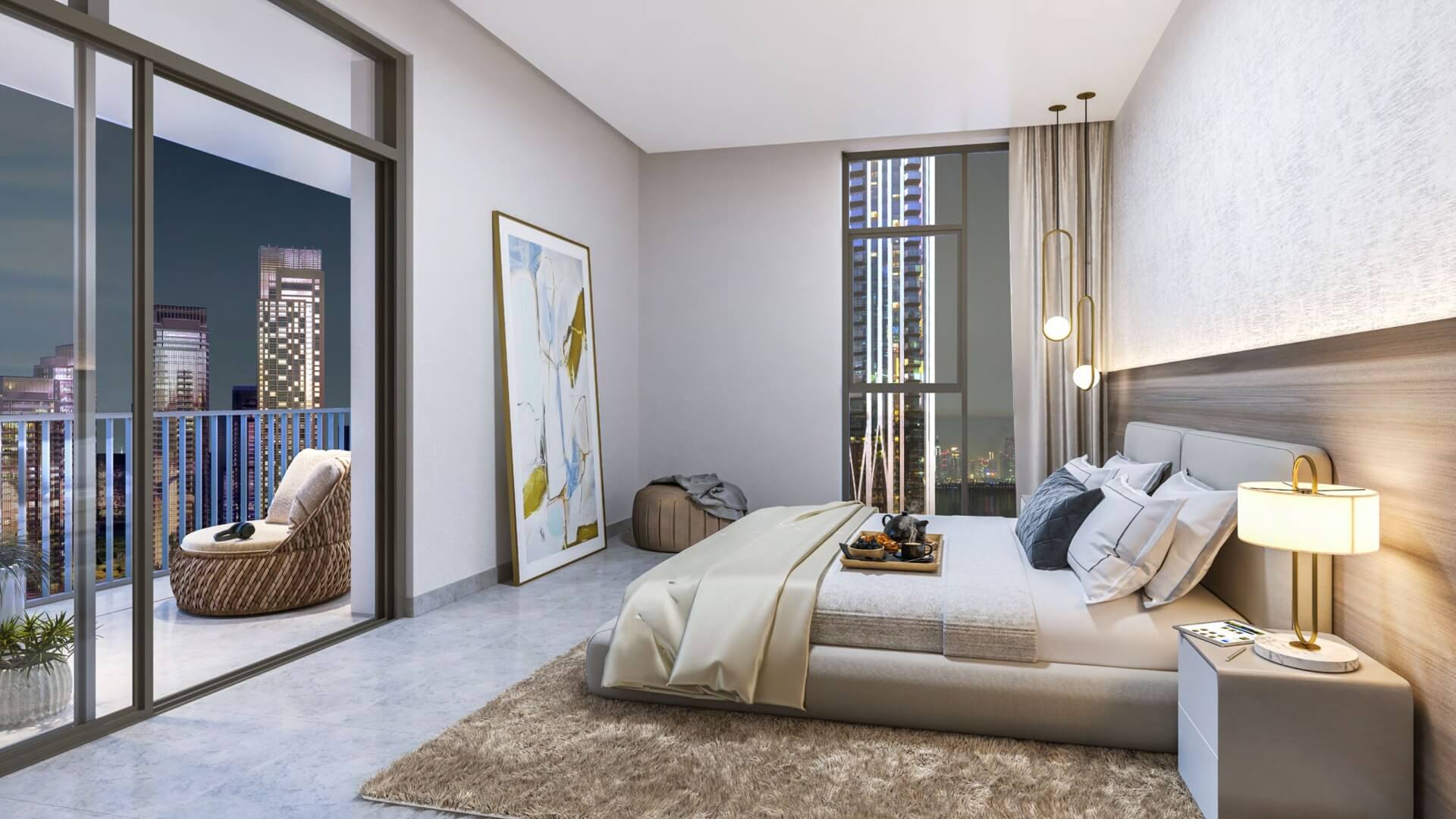 Квартира в Дубай-Крик Харбор, Дубай, ОАЭ 2 спальни, 99м2 № 24554 - 1