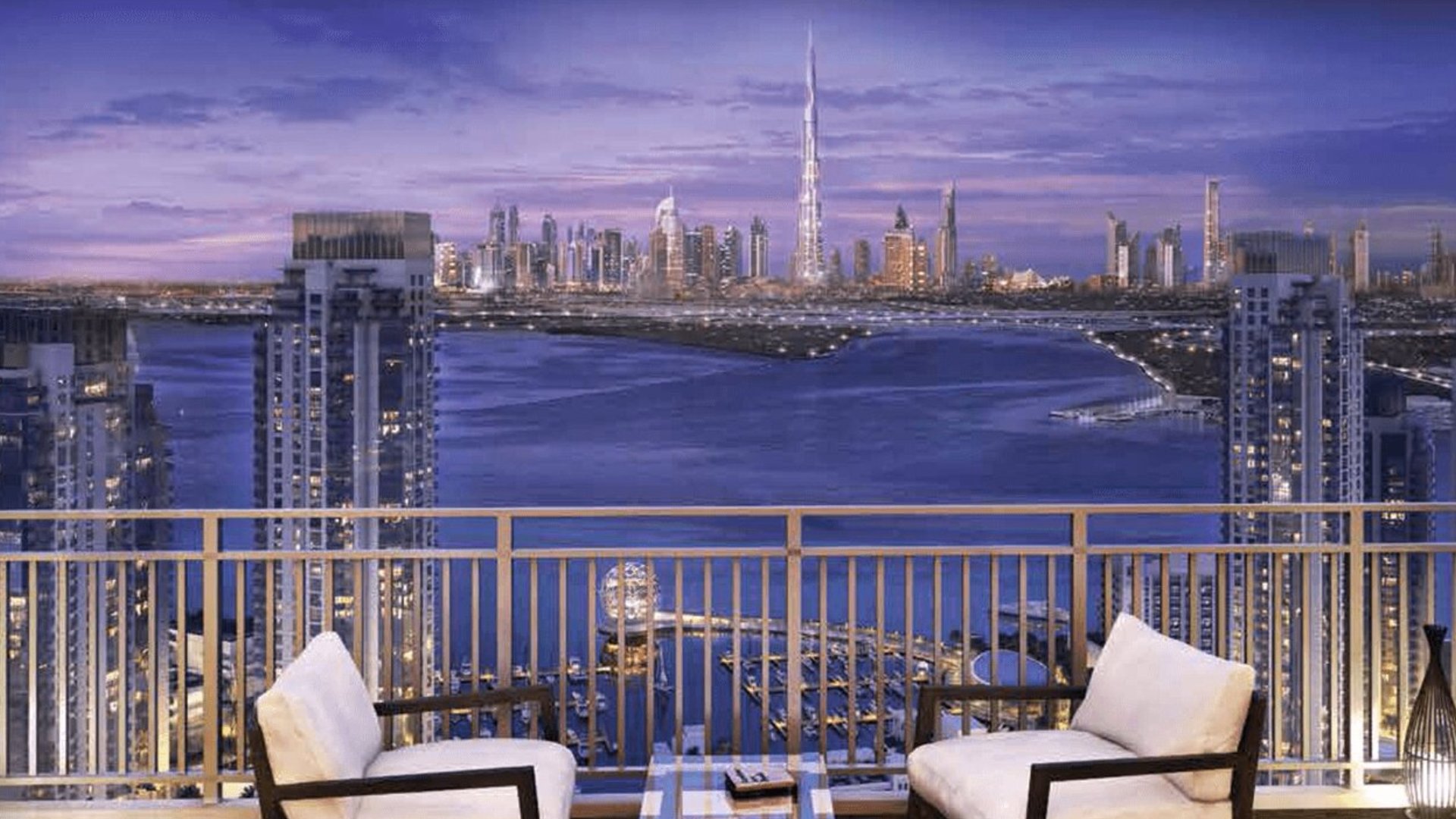 Квартира в Дубай-Крик Харбор, Дубай, ОАЭ 1 спальня, 74м2 № 24400 - 1