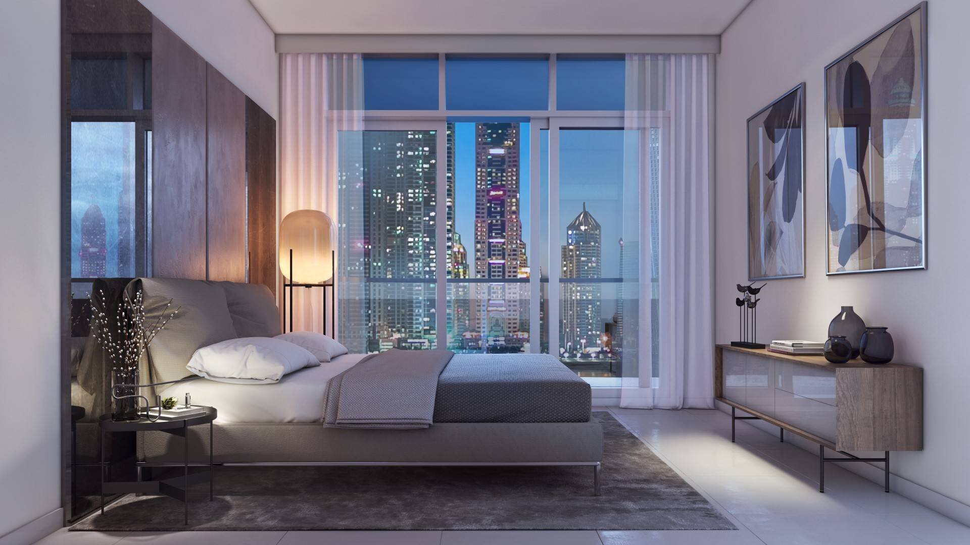 Квартира в Эмаар Бичфронт, Дубай, ОАЭ 2 спальни, 110м2 № 24288 - 1