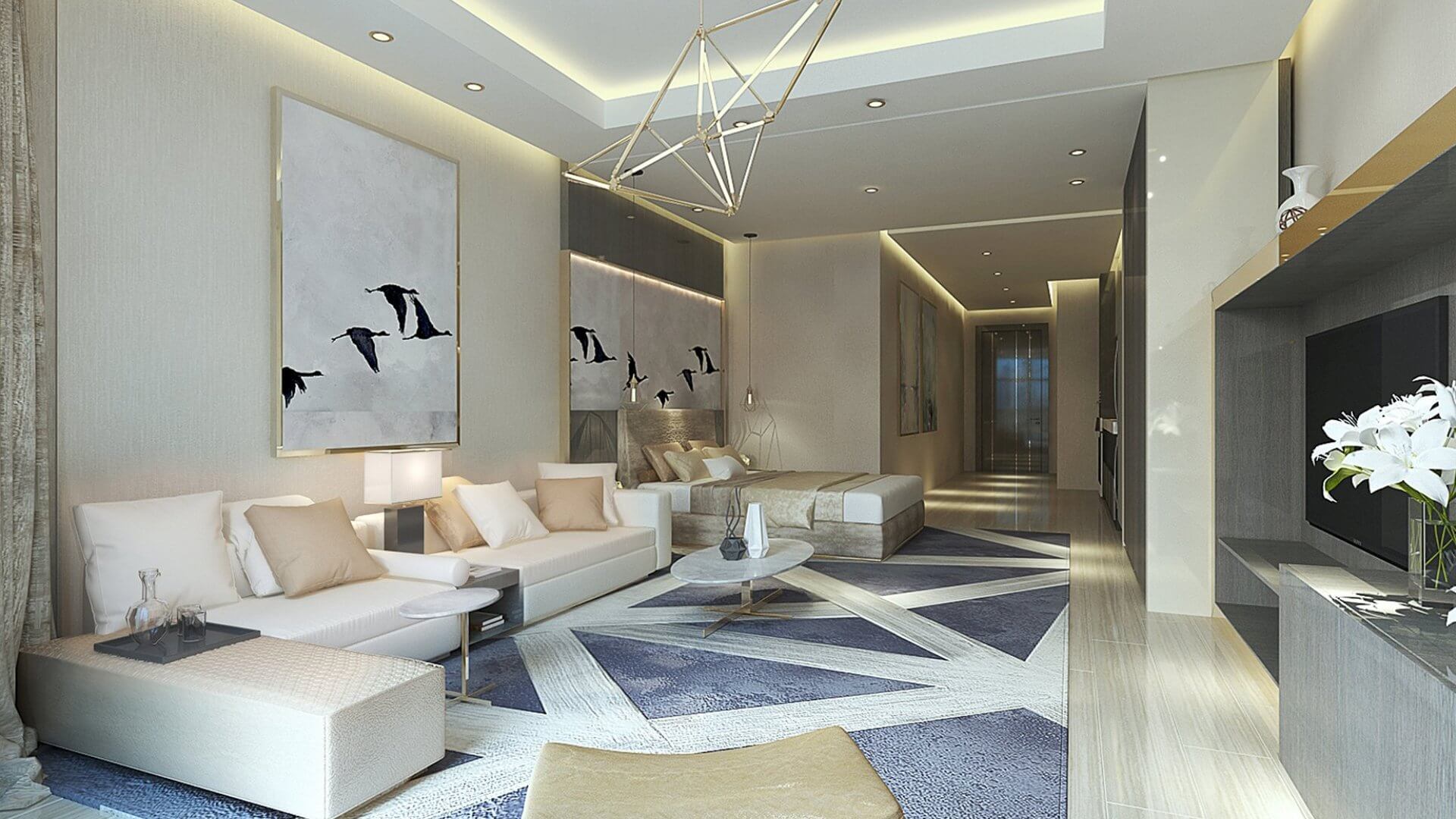 Квартира в Бизнес-Бэй, Дубай, ОАЭ 1 спальня, 98м2 № 24655 - 1