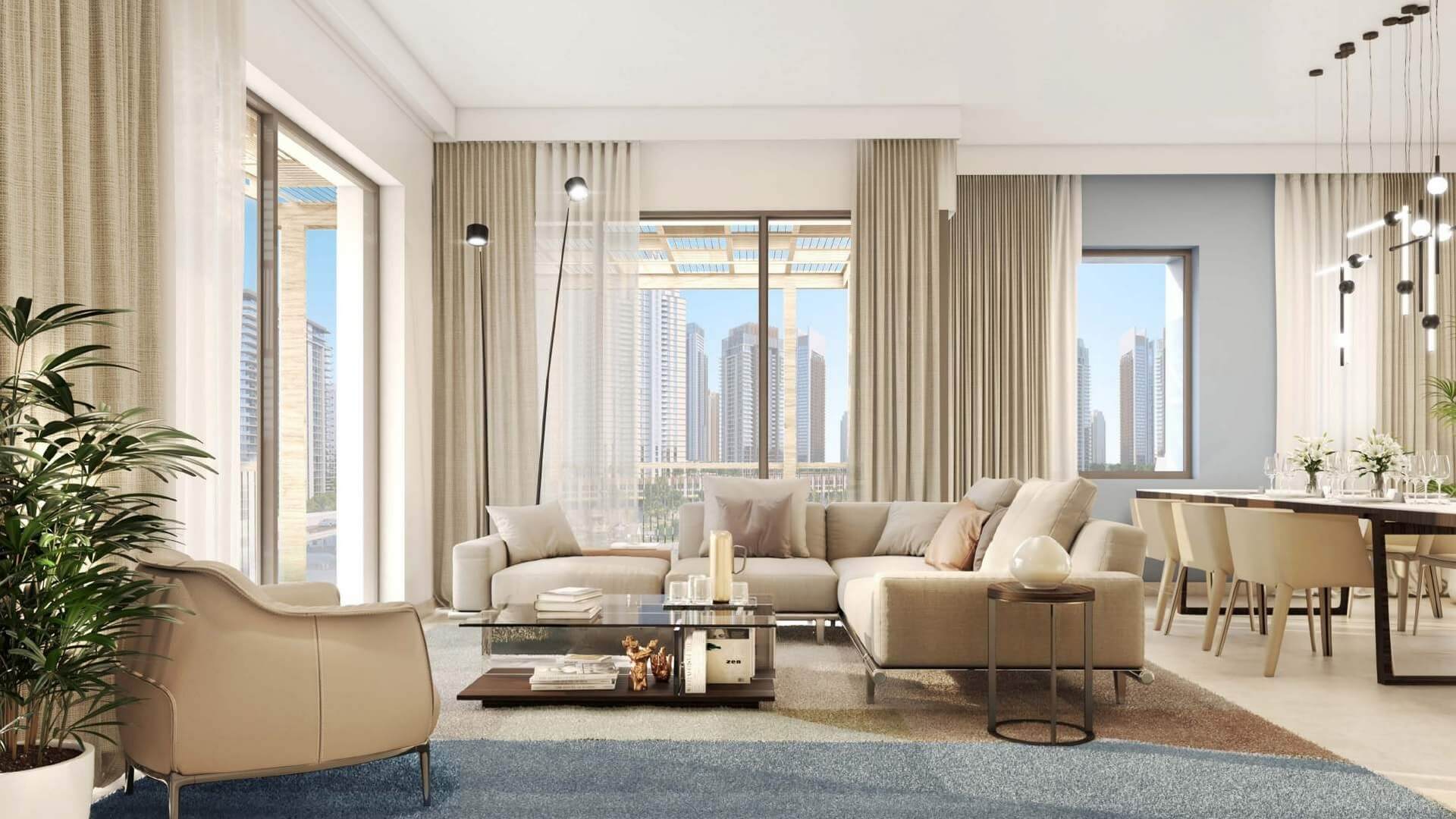 Квартира в Дубай-Крик Харбор, Дубай, ОАЭ 3 спальни, 155м2 № 24628 - 6