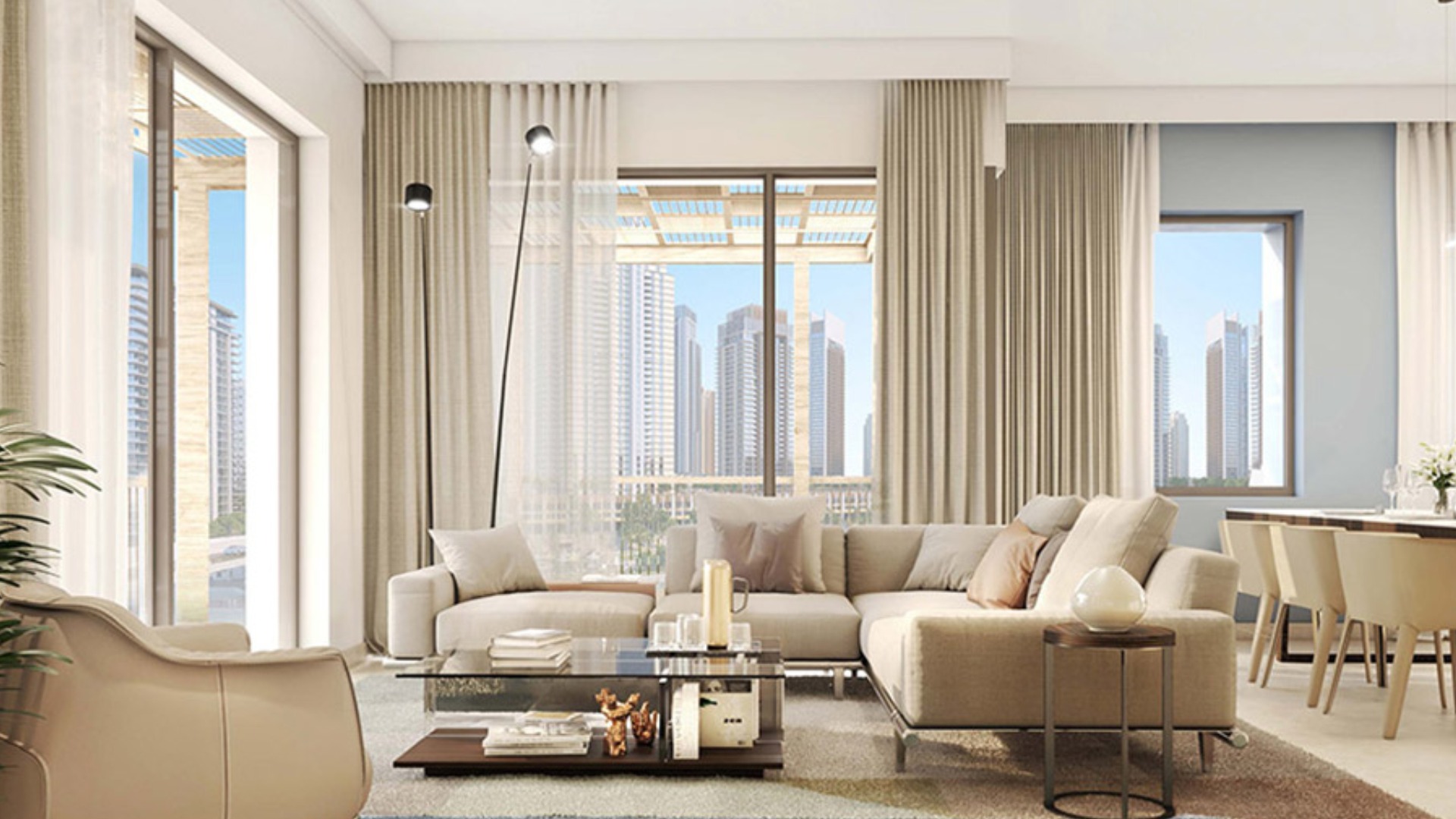 Квартира в Дубай-Крик Харбор, Дубай, ОАЭ 3 спальни, 142м2 № 24620 - 3