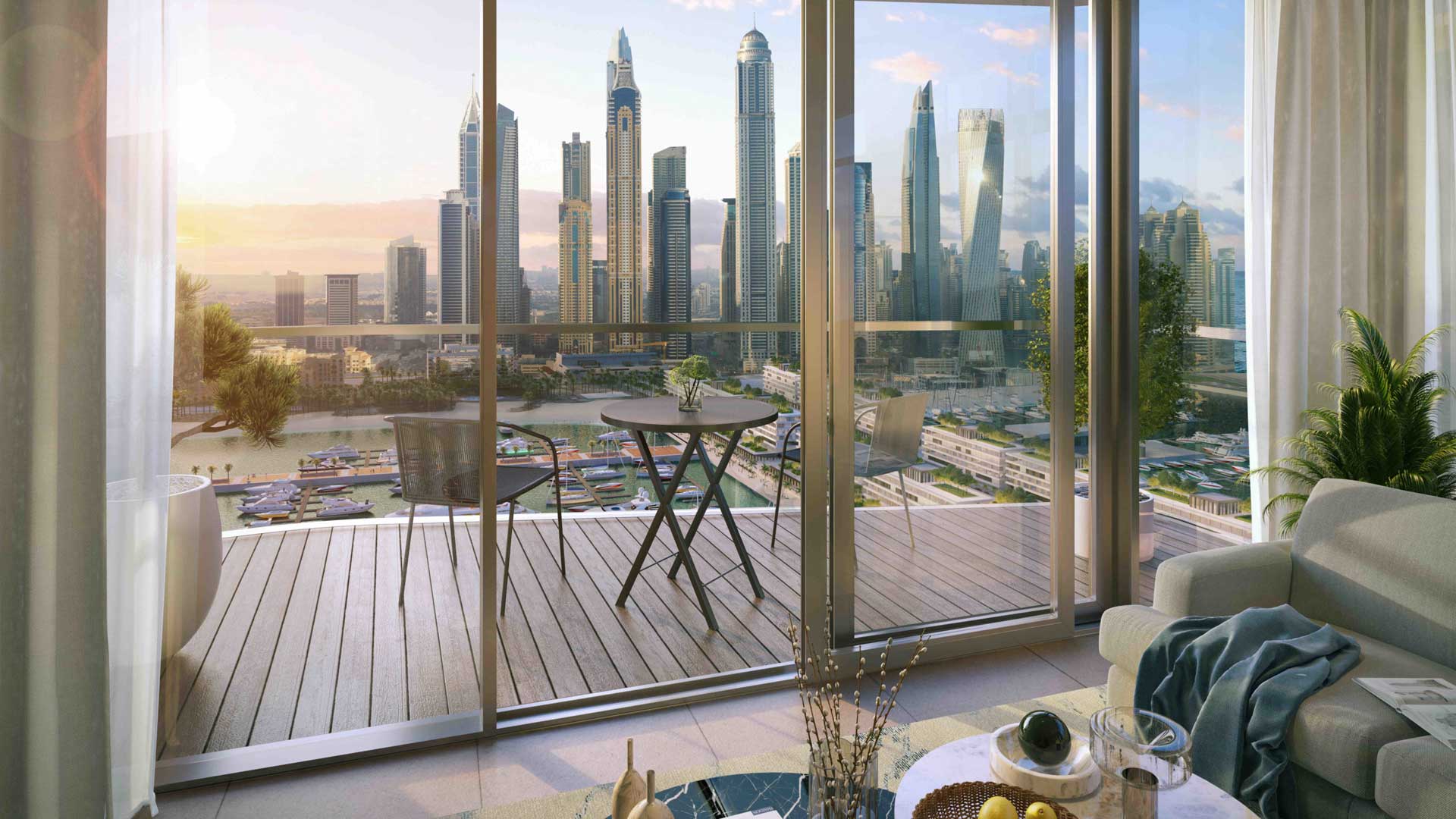 Квартира в Эмаар Бичфронт, Дубай, ОАЭ 2 спальни, 118м2 № 25445 - 4