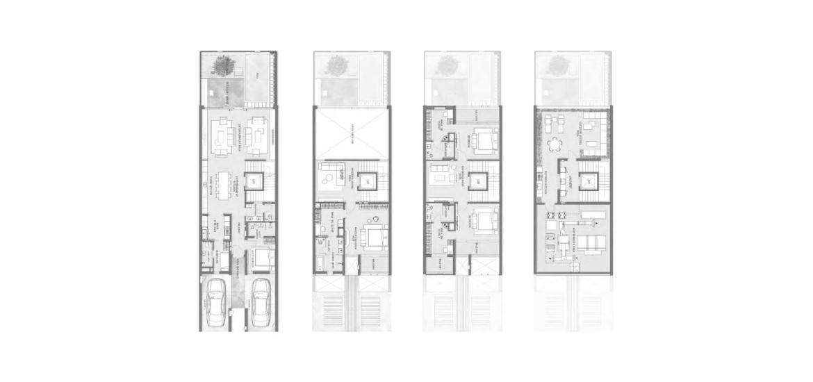 Планировка апартаментов «4 BEDROOM 479SQM» 4 спальни в ЖК MAG PARK