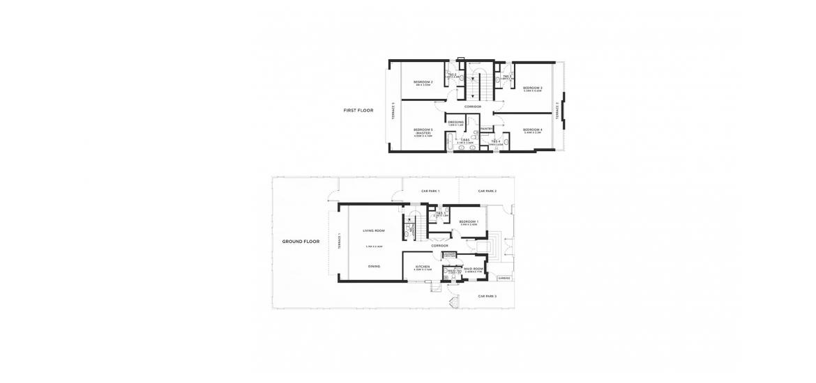 Планування апартаментів «298SQM», 5 спальні у EASTERN RESIDENCES