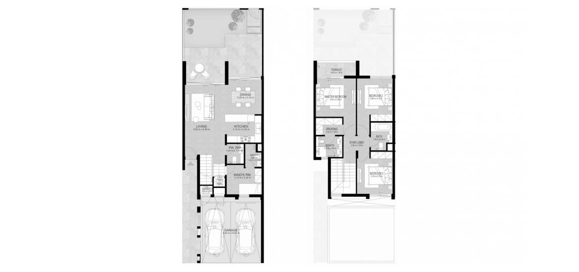 Планування апартаментів «186sqm», 3 спальні у LA VIOLETA