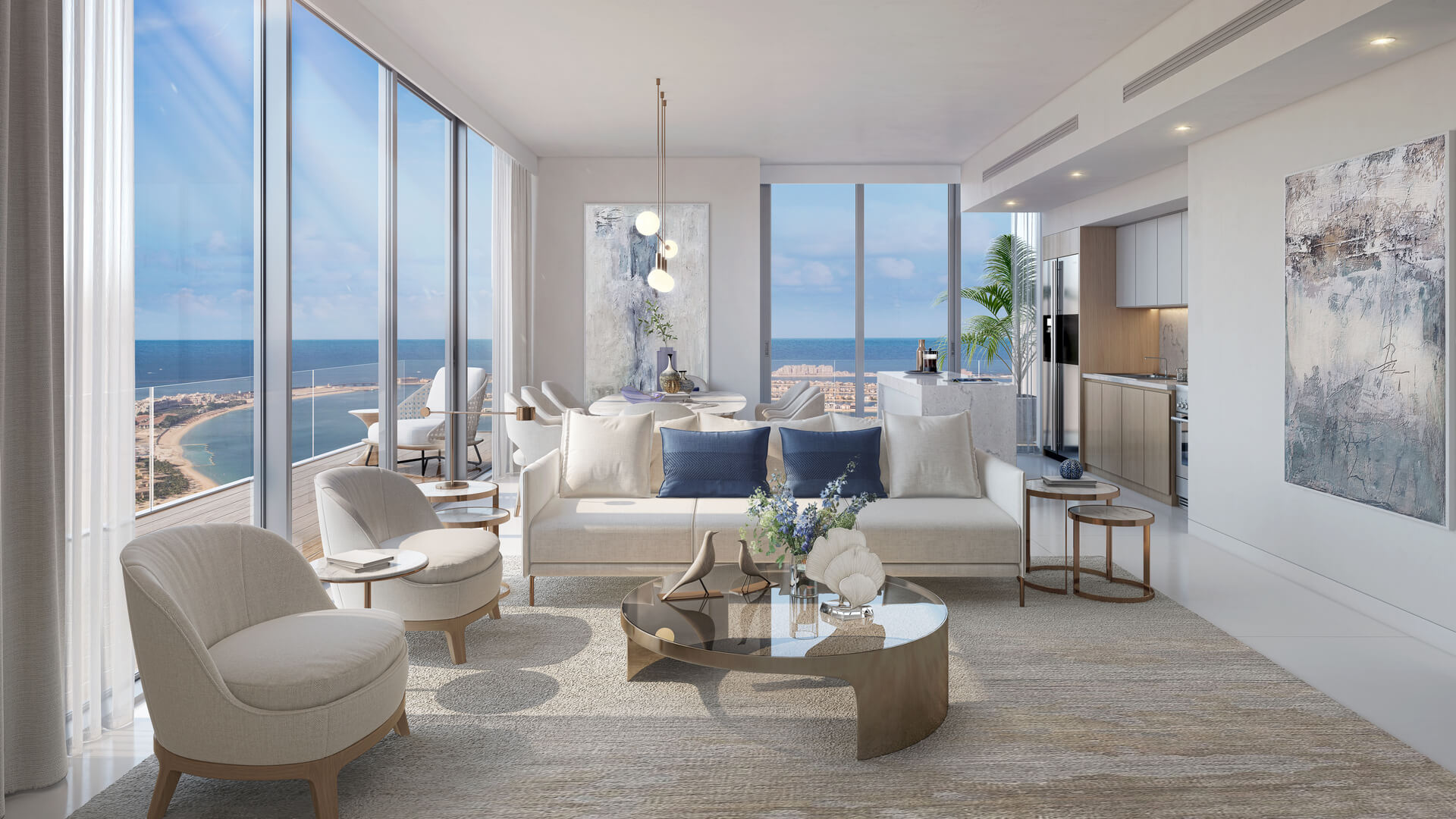 Apartment in Emaar beachfront, Dubai, UAE, 4 bedrooms, 240 sq.m. No. 24547 - 6