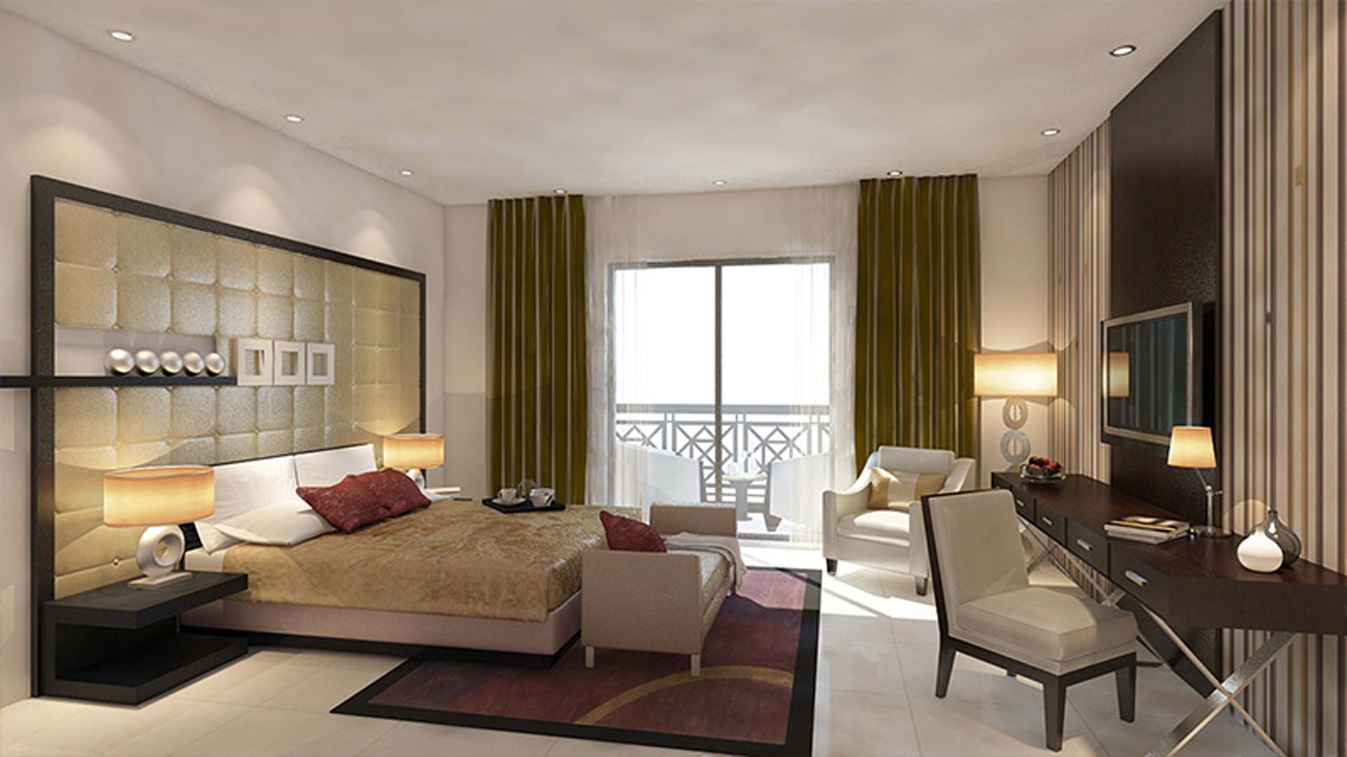 Apartment in Mirdif, Dubai, UAE, 2 bedrooms, 136 sq.m. No. 25395 - 1