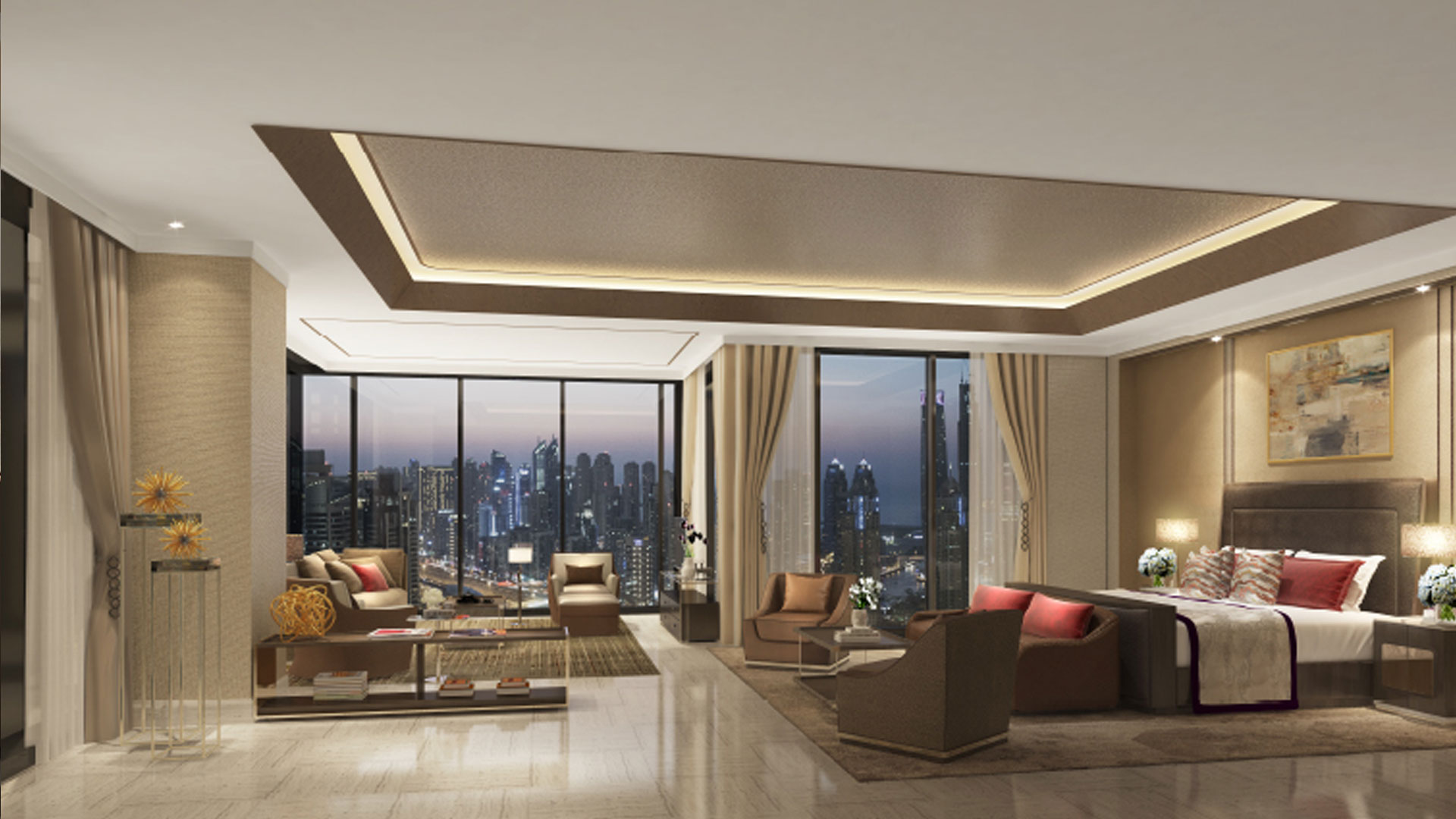 Apartment in Jumeirah Lake Towers, Dubai, UAE, 5 bedrooms, 601 sq.m. No. 25264 - 1