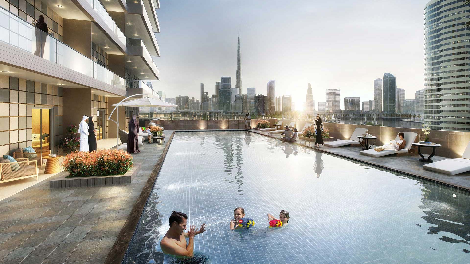 Apartment in Business Bay, Dubai, UAE, 3 bedrooms, 200 sq.m. No. 25512 - 2