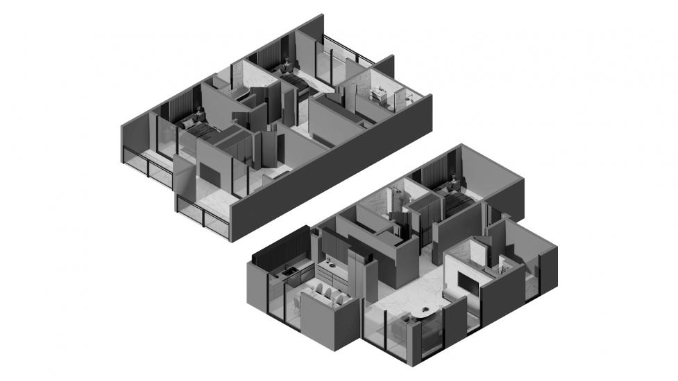 Apartment floor plan «6 4BR Type A 223SQM», 4 bedrooms in EXPO GOLF VILLAS 6