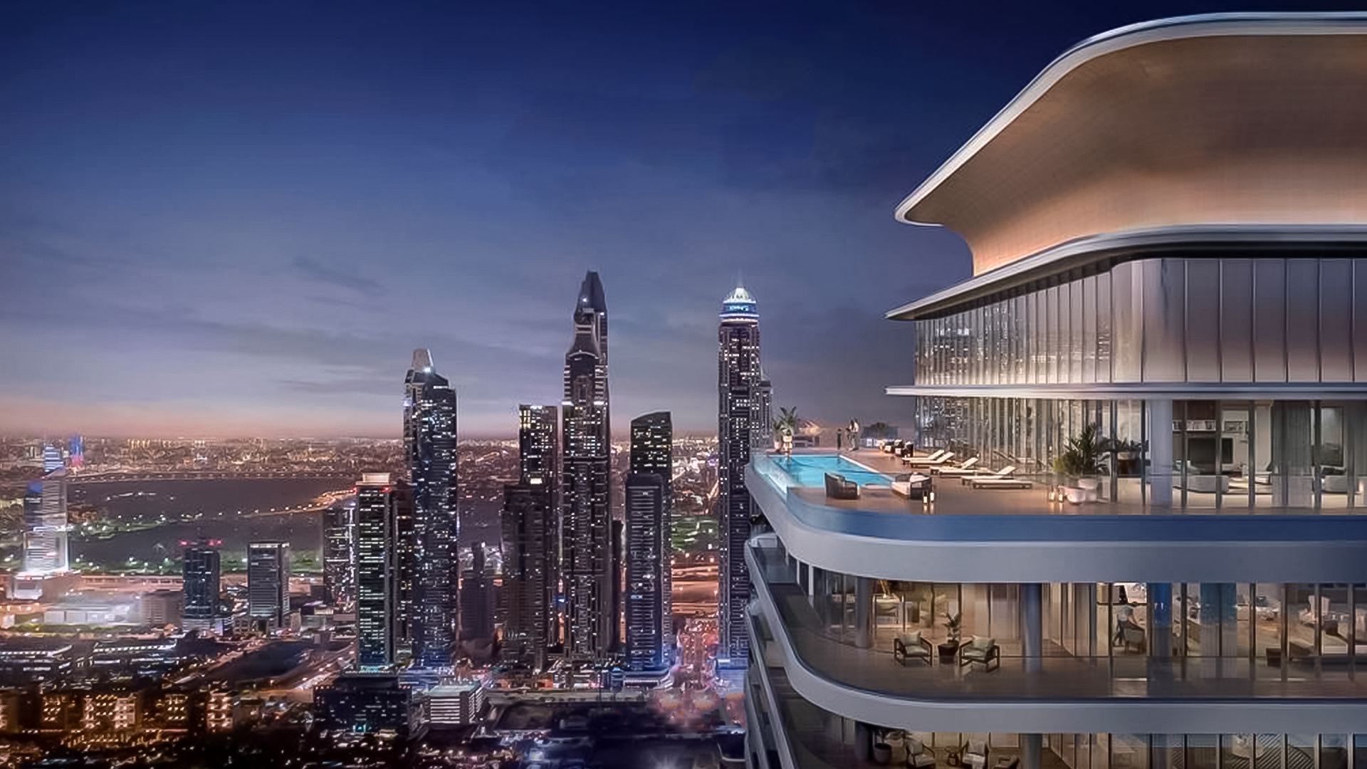 Penthouse for sale in Emaar beachfront, Dubai, UAE 5 bedrooms, 488 sq.m. No. 30285 - photo 1