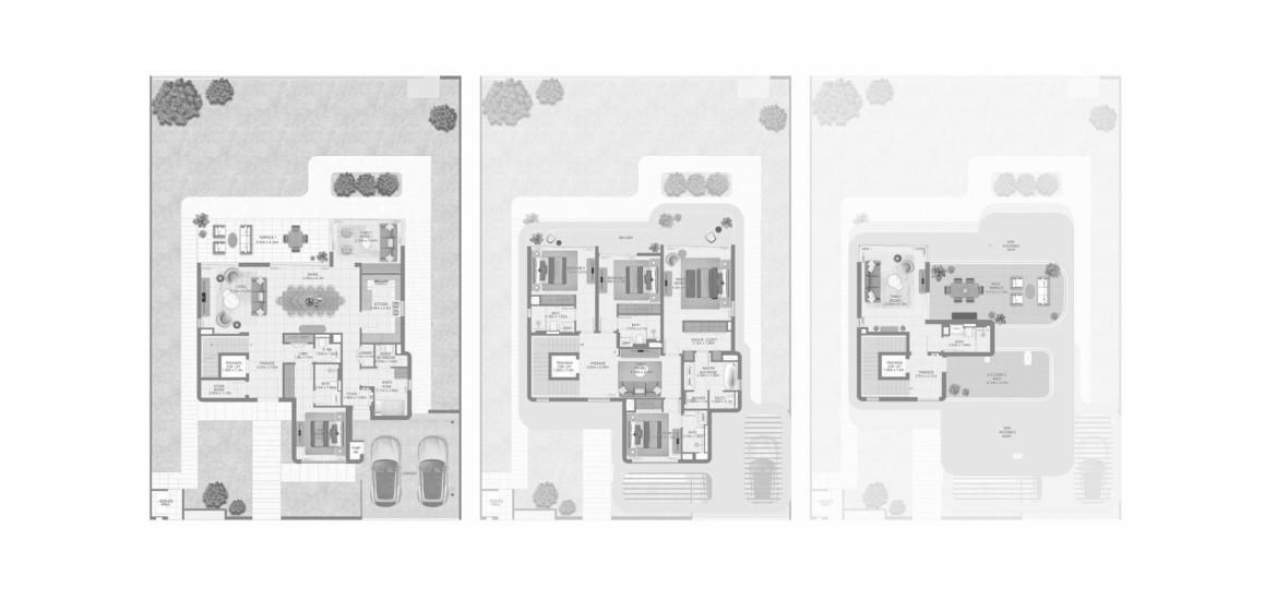 Apartment floor plan «PARK GATE FIVE-BEDROOMS-499M», 5 bedrooms in PARK GATE